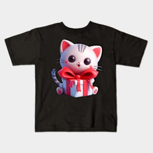 My dear cat has a surprise for me Kids T-Shirt